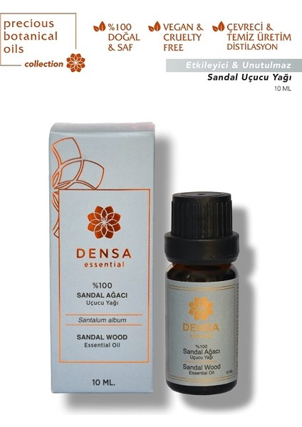 Saf Sandal Ağacı Uçucu Yağı 10 ml