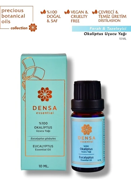 Densa Essential %100 Saf Okaliptus Uçucu Yağı 10 ml