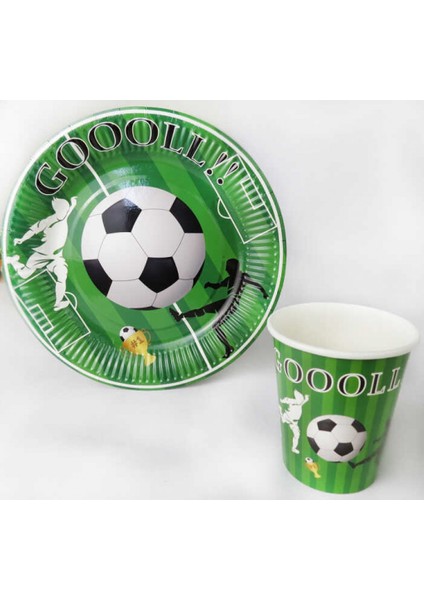 Bardak Karton Futbol Goooll 8oz Pk:8 fiyatları