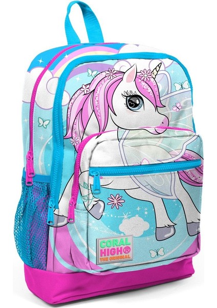Mavi Unicorn Kız Çocuk Ilköğretim Okul Sırt Çantası ve Beslenme Çanta Seti fiyatları