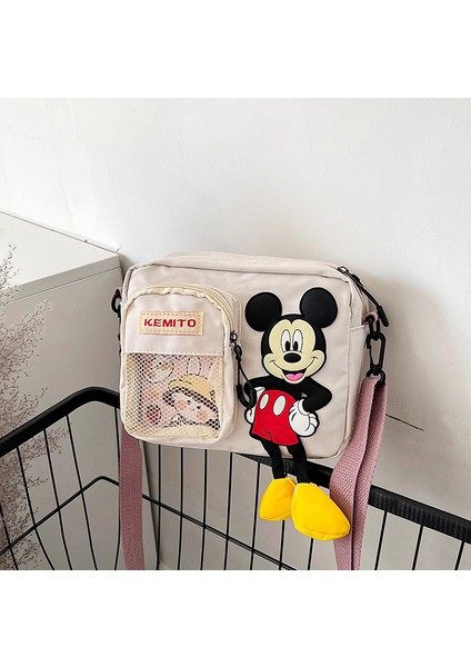 Mickey Mouse Omuz Çantası Öğrenci Naylon Messenger Çanta Kızlar Için Mickey Mouse Hediye (Yurt Dışından)