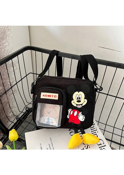 Mickey Mouse Omuz Çantası Öğrenci Naylon Messenger Çanta Kızlar Için Mickey Mouse Hediye (Yurt Dışından)