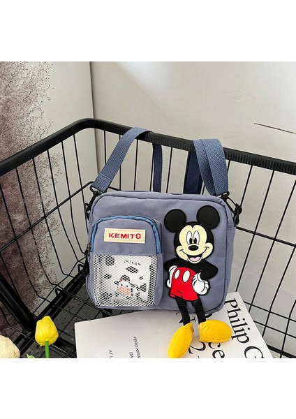 Mickey Mouse Omuz Çantası Öğrenci Naylon Messenger Çanta Kızlar Için Mickey Mouse Hediye (Yurt Dışından)