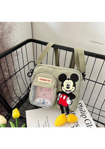 Mickey Mouse Omuz Çantası Öğrenci Naylon Messenger Çanta Kızlar Için Mickey Mouse Hediye (Yurt Dışından)