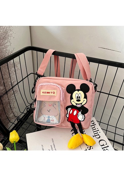 Mickey Mouse Omuz Çantası Öğrenci Naylon Messenger Çanta Kızlar Için Mickey Mouse Hediye (Yurt Dışından)