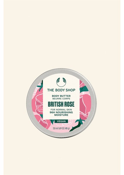 The Body Shop British Rose Body Butter Vücut Nemlendiricisi 50 ML