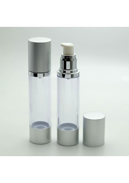 Krem ve Losyon Şişesi 50 ml (2 Adet) Boş Airless Şişe