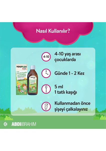 Kids Omega 3 150 ML Balık Yağı - Abdi İbrahim