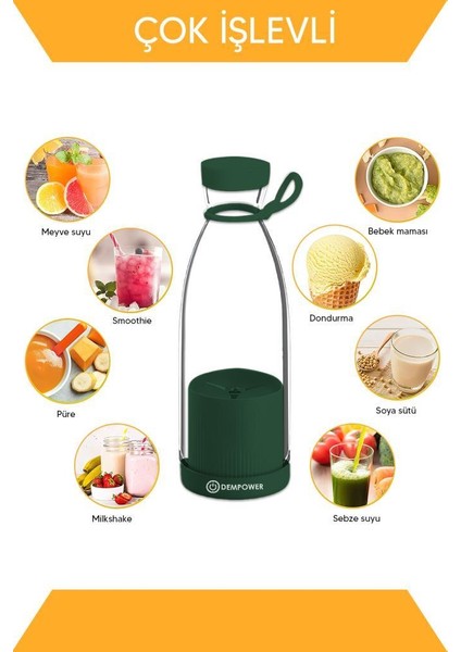 Şık Tasarımlı Şişe Shaker 420 ml Yeşil modelleri