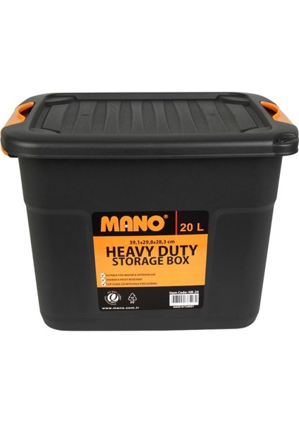 Kilitli Taşıma Çantası 20 Lt ( Kod: Nb-20)
