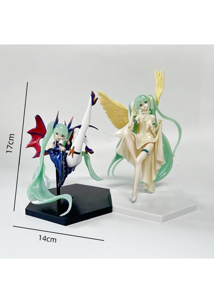 Hatsune Miku Güzel Kız Işık Kara Hatsune Model Figür (Yurt Dışından)