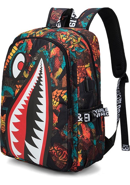 Ortaokul Öğrencileri Için Moda Trendi Hafif ve Basit Kişilik Sırt Çantası (Yurt Dışından)
