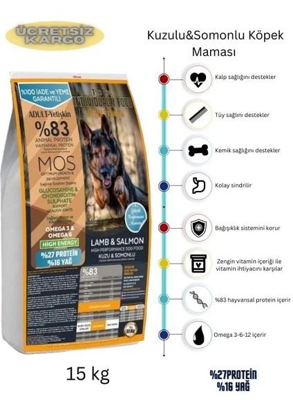 Pro Dog Indıvıdually Kuzu Etli ve Somonlu Süper Premium Yetişkin Köpek Maması (15KG) modelleri