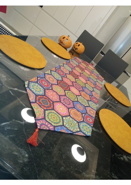 Amerikan Servis Petek Desenli Runner 6 Sarı Supla fırsatları