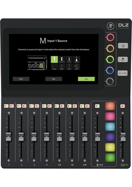DLZ Creator 12-Kanal Streaming/Podcasting Dijital Mikser