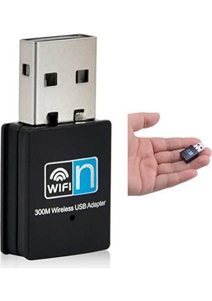 300MBPS Wireless USB Wifi Adaptör Dongle Network Lan Aparatı