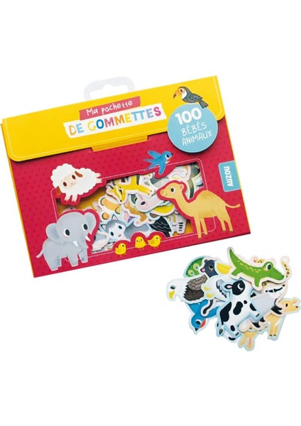 Ma Pochette De Gommettes - 100 Bébés Animaux - Yu-Hsuan Huang