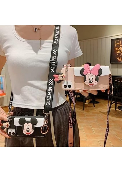 Mickey Minnie IPHONE11PRO Kartlıklı Cep Telefonu Kılıfı (Yurt Dışından)