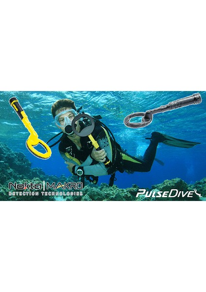 Nokta Makro Pulsedive Scuba Dedektör - Tekli 20 cm Sarı