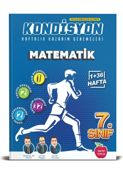 Newton Yayınları 7. Sınıf Kondisyon Matematik Denemeleri 37 Hafta Yeni