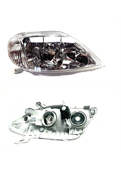 Toyota Markasına Uyumlu Corolla Elektrikli Motorlu Sağ Far Lambası 2002-2006