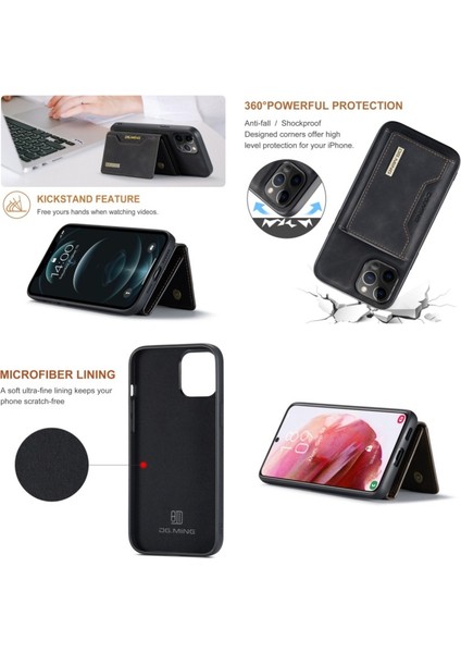 IPHONESE2020 Cüzdanlı ve Kartlıklı Siyah Cep Telefonu Kılıfı (Yurt Dışından) indirimleri