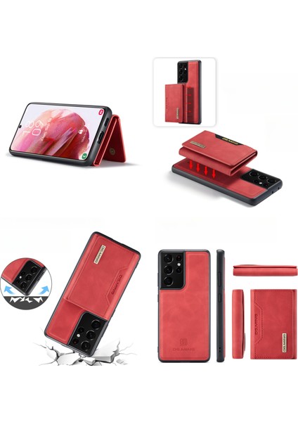 GALAXY-S21 Cüzdanlı ve Kartlıklı Deri Telefon Kılıfı (Yurt Dışından) fırsatları