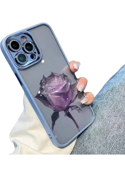 3D Rose IPHONE14 Plus Şok Emici ve Anti-Şok Apple Cep Telefonu Kılıfı (Yurt Dışından)