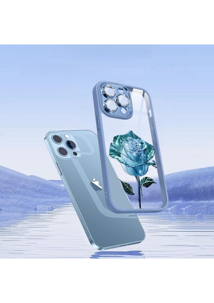 3D Rose IPHONE12 Şok Emici ve Anti-Şok Apple Cep Telefonu Kılıfı (Yurt Dışından)