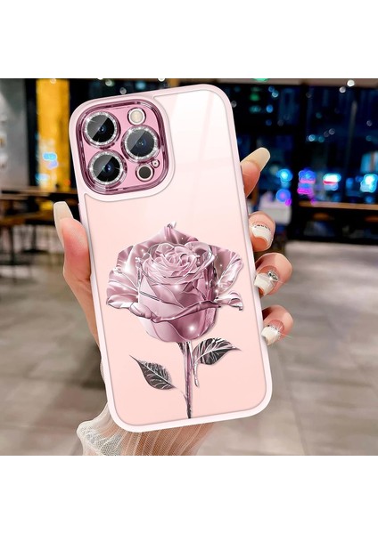 3D Rose IPHONE14 Plus Şok Emici ve Anti-Şok Apple Cep Telefonu Kılıfı (Yurt Dışından)