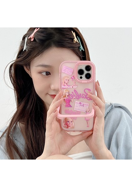 IPHONE13 Pro Max Sevimli Çift Ayaklı Şeffaf Telefon Kılıfı (Yurt Dışından) fiyatları