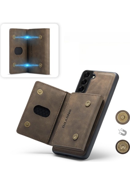 GALAXY-S23PLUS Cüzdanlı ve Kartlıklı Deri Telefon Kılıfı (Yurt Dışından)
