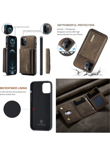 IPHONE14PRO Deri Cüzdan Kartlıklı Manyetik Telefon Kılıfı (Yurt Dışından) fiyatları