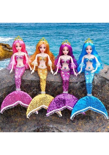 Deniz Kızı Prenses Barbie Bebek Suda Oynuyor El Yapımı Bebek (Yurt Dışından)