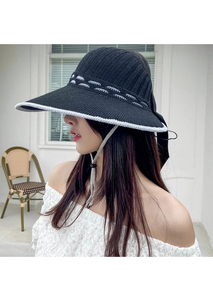 Kişiselleştirilmiş Hasır Şapka Yumuşak Hasır Geniş Kenarlı Güneş Şapkası (Yurt Dışından) fırsatları