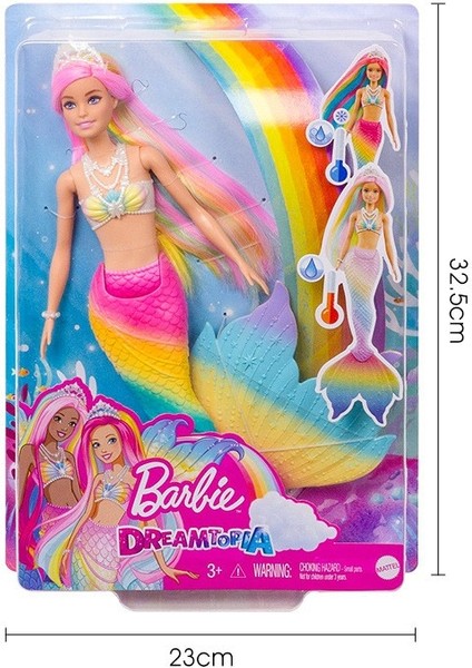 Sıcaklığa Duyarlı Renk Değiştiren Gökkuşağı Barbie Deniz Kızı (Yurt Dışından)