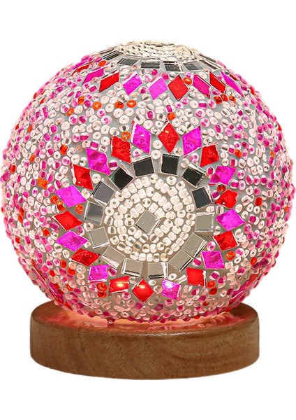 Kişiselleştirilmiş Romantik LED Üç Renkli Masa Lambası Egzotik Stil USB Gece Işığı (Yurt Dışından)