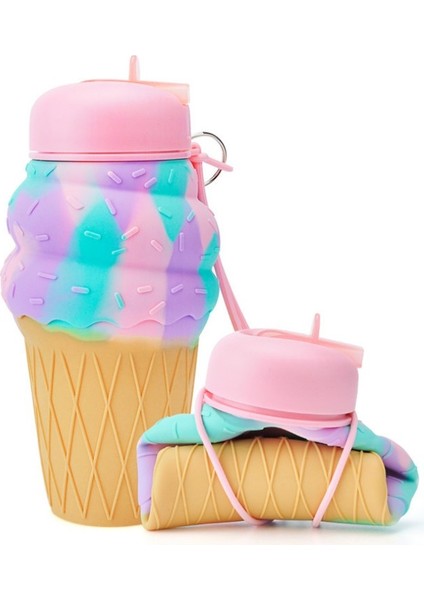 Katlanabilir Dış Mekan Taşınabilir Düşmeye ve Sızdırmaya Dayanıklı Seyahat Kupa (Yurt Dışından)