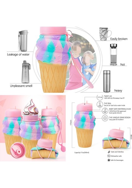 Katlanabilir Dış Mekan Taşınabilir Düşmeye ve Sızdırmaya Dayanıklı Seyahat Kupa (Yurt Dışından) fiyatları