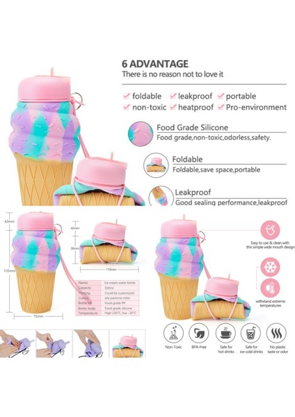 Katlanabilir Dış Mekan Taşınabilir Düşmeye ve Sızdırmaya Dayanıklı Seyahat Kupa (Yurt Dışından) modelleri