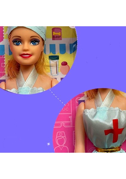 Hemşire Barbie Giydirme Oyun Evi Oyuncakları (Yurt Dışından) fiyatları
