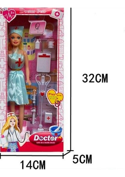 Hemşire Barbie Giydirme Oyun Evi Oyuncakları (Yurt Dışından) fırsatları