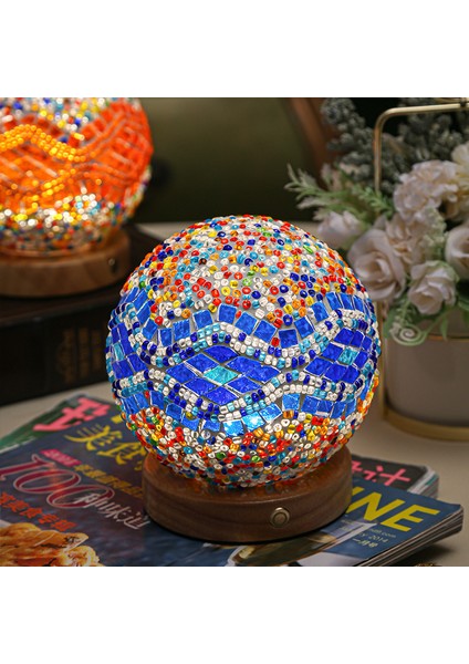Kişiselleştirilmiş Romantik LED Dekoratif Masa Lambası Egzotik Stil USB Gece Lambası (Yurt Dışından)