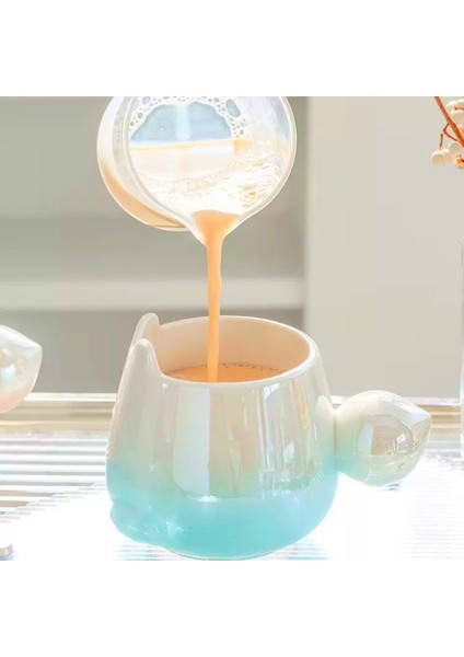 Degrade Tavşan Kupa Çift Yüksek Değerli Kahve Fincanı Seti (Yurt Dışından) fiyatları