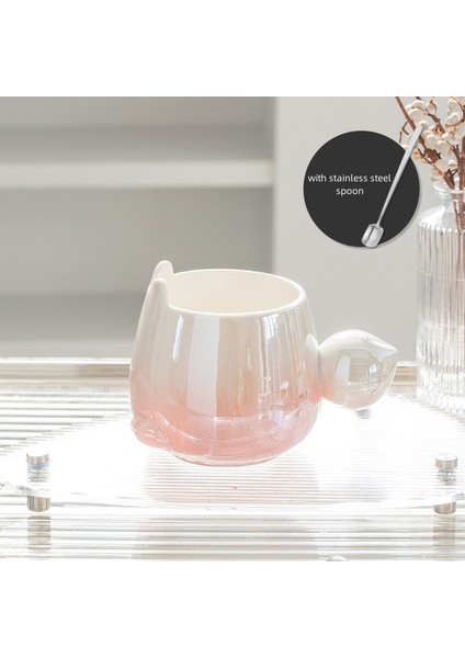 Degrade Tavşan Kupa Çift Yüksek Değerli Kahve Fincanı Seti (Yurt Dışından) fırsatları