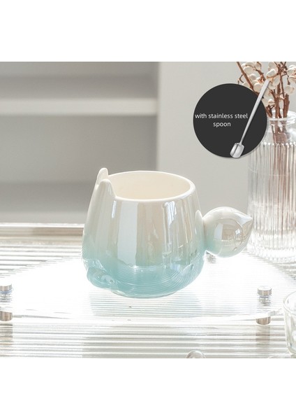 Degrade Tavşan Kupa Çift Yüksek Değerli Kahve Fincanı Seti (Yurt Dışından) indirimleri