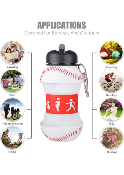 Katlanabilir Açık Hava Taşınabilir Düşmeye ve Sızdırmaya Dayanıklı Beyzbol Seyahat Kupası (Yurt Dışından) fiyatları