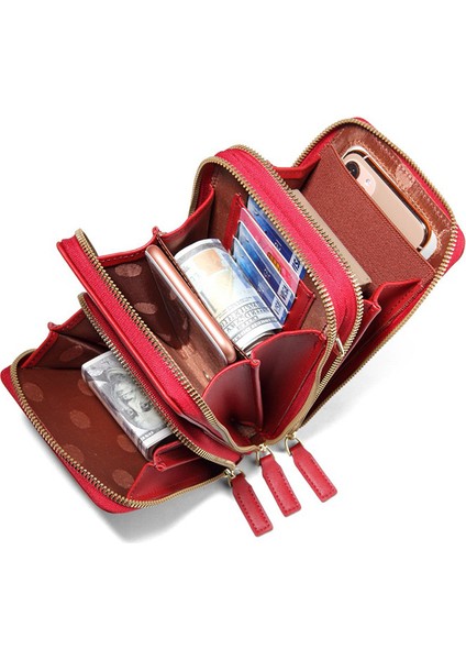 Niş Tasarım Moda Bayan Messenger Çanta Dokunmatik Ekranlı Telefon Omuz Çantası (Yurt Dışından)