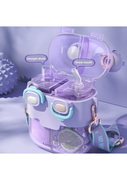 Çocuklar Için Yüksek Kapasiteli, Yüksek Değerli Çift Bardak Seyahat Kupası (Yurt Dışından) modelleri