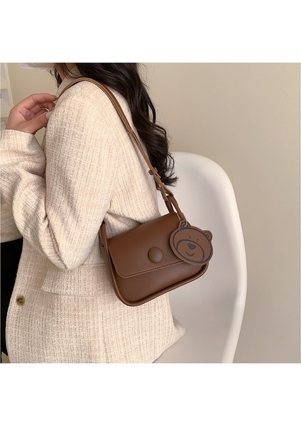 Trendy Moda Casual Bayanlar Messenger Çanta Omuz Küçük Kare Çanta (Yurt Dışından)